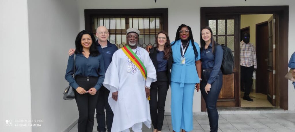 Mayor of Tiko along with some partners in Brazil