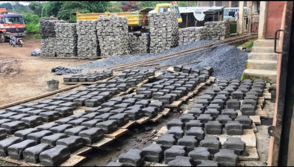 Pavement Bricks for Bangem- Melong Road