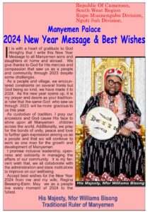 Manyemen Palace2024 New Year Message and Best Wishes