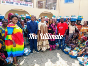 Etake and Wife Pose with Widows