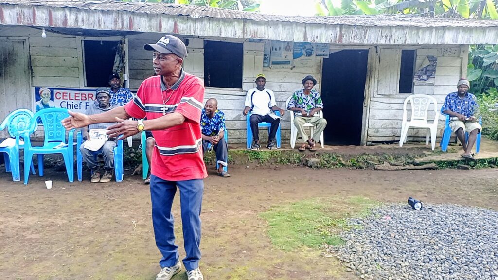 Esong Alexander Recounting Experience with Guerilla