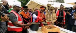 Minister of Finance, Laying the Foundation Stone