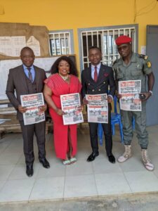 Officials Celebrate The Ultimate Newspaper in Bangem