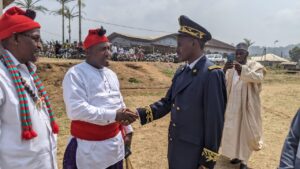 President of Bangem Sub Divisional Chiefs Conference welcomes new DO