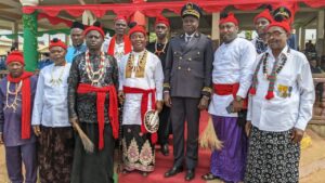 DO with members of Bangem Sub Divisional Chiefs Conference