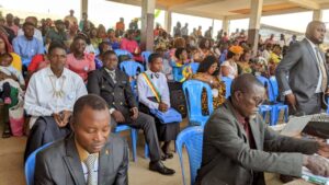 Cross Section of Officials at Grandstand