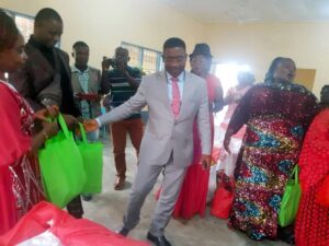 SDO, Kupe Muanenguba Hands Gifts to Widows