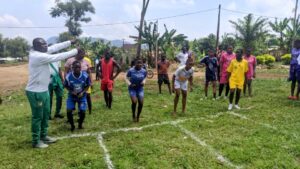 Competition at Paul Biya's Stadium, Bangem