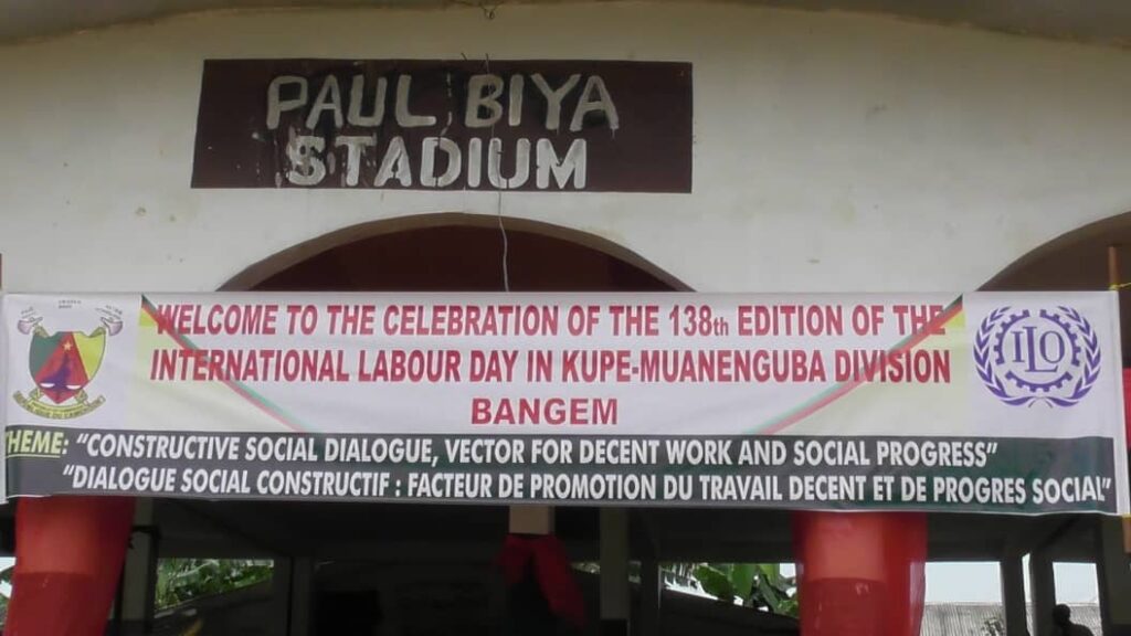 Theme of Event at Paul Biya's Stadium