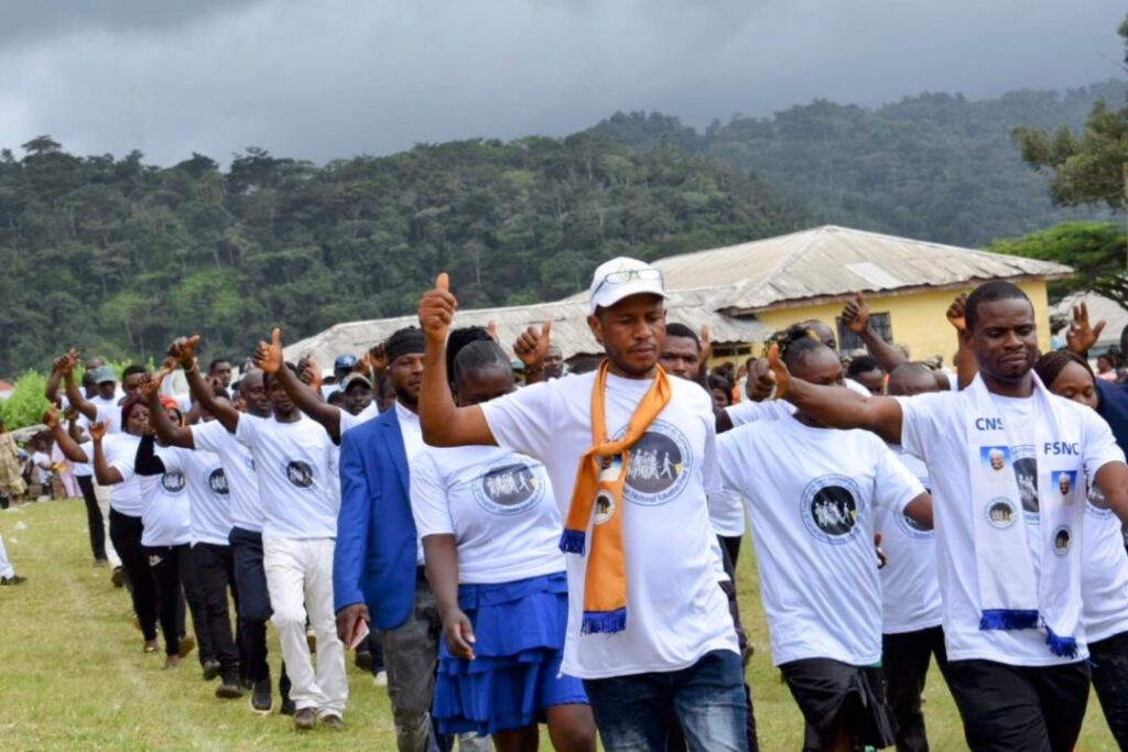 FSNC Militants at Paul Biya's Stadium, Bangem