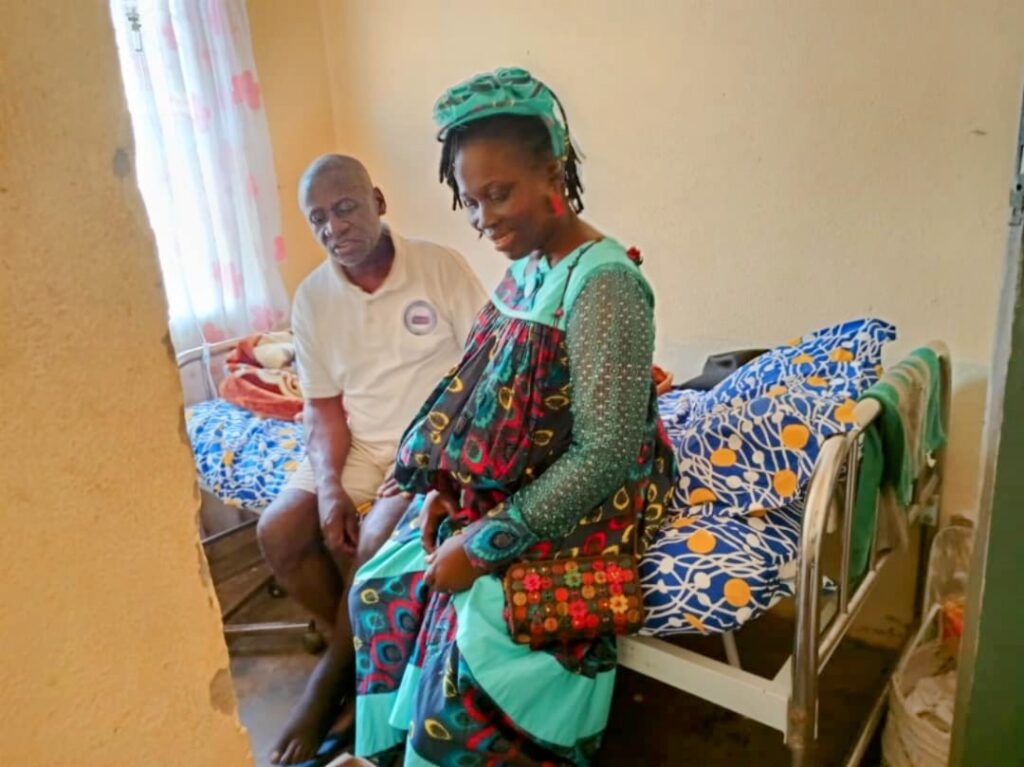 SLOK Encouraging Patient at the Hospital