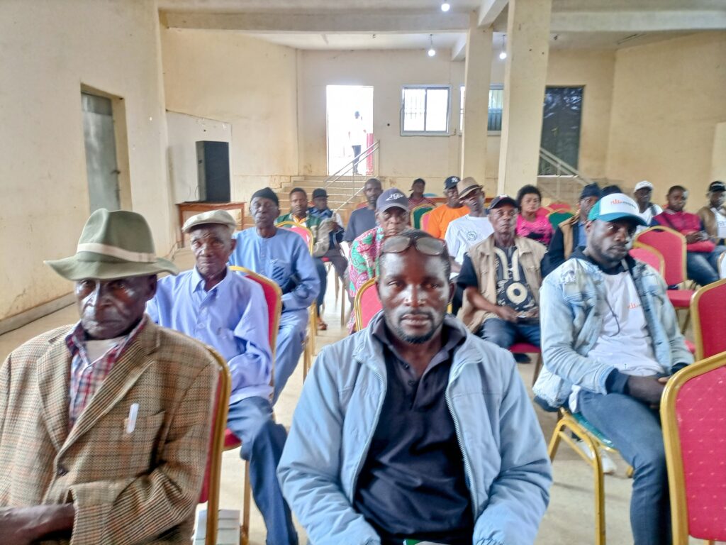 Bangem Farmers at the Council Hall