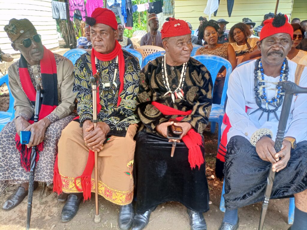 Traditional Rulers at Funeral