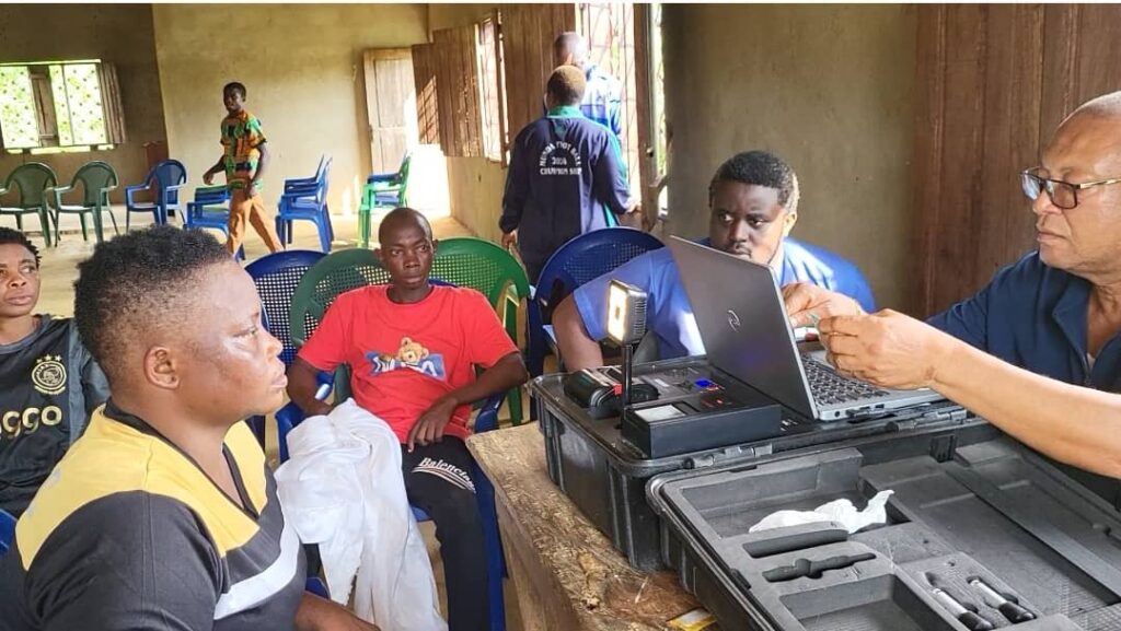 Registration of Voters Ongoing During Football Competition