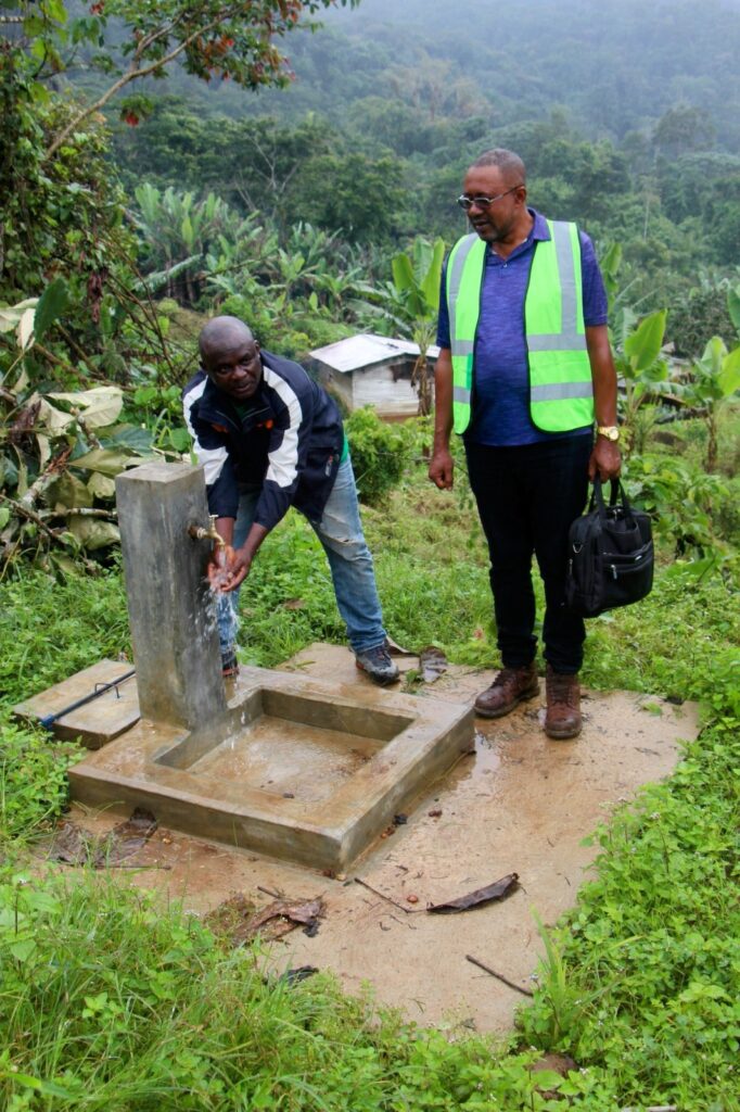 Inspection of Taps and Water Quality at Ebamut