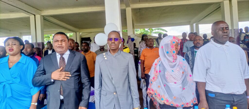 Cross Section of Officials at the Grandstand