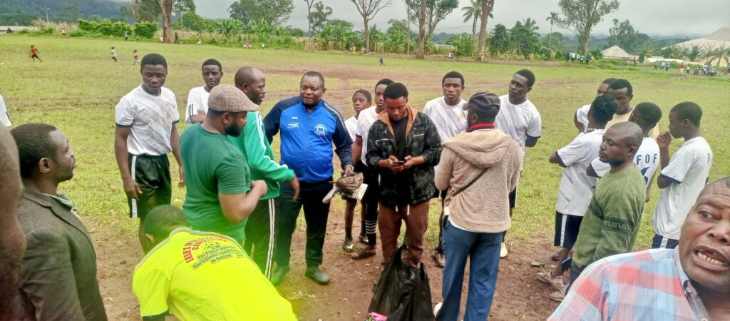 Match Officials and Coaches in Heated Debate