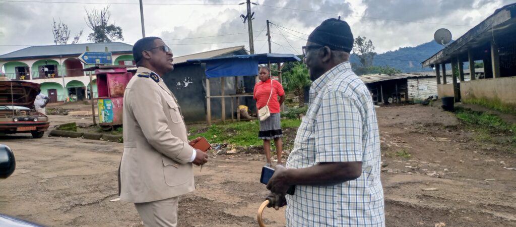 SDO in an Exchange with Chief Nnane Nnoko Emmanuel, Paramount Ruler of Bangem