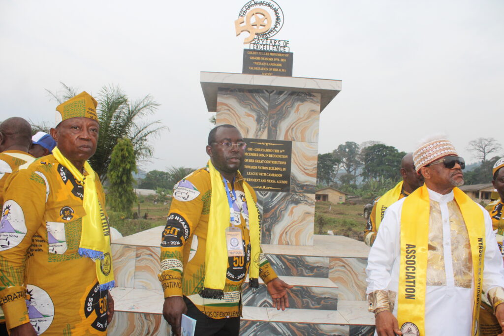 At GSS/GHS Nyassoso Golden Jubilee, NEXSA Erects Posterity-Oriented 50th Anniversary Monument