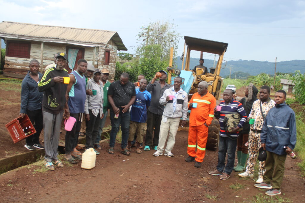 Nkikoh Residents Celebrate as Bangem Council Launches Road Project